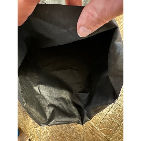 Vintage Harley Davidson Black Bag Eagle Logo wih oldover top - Picture 3 of 4